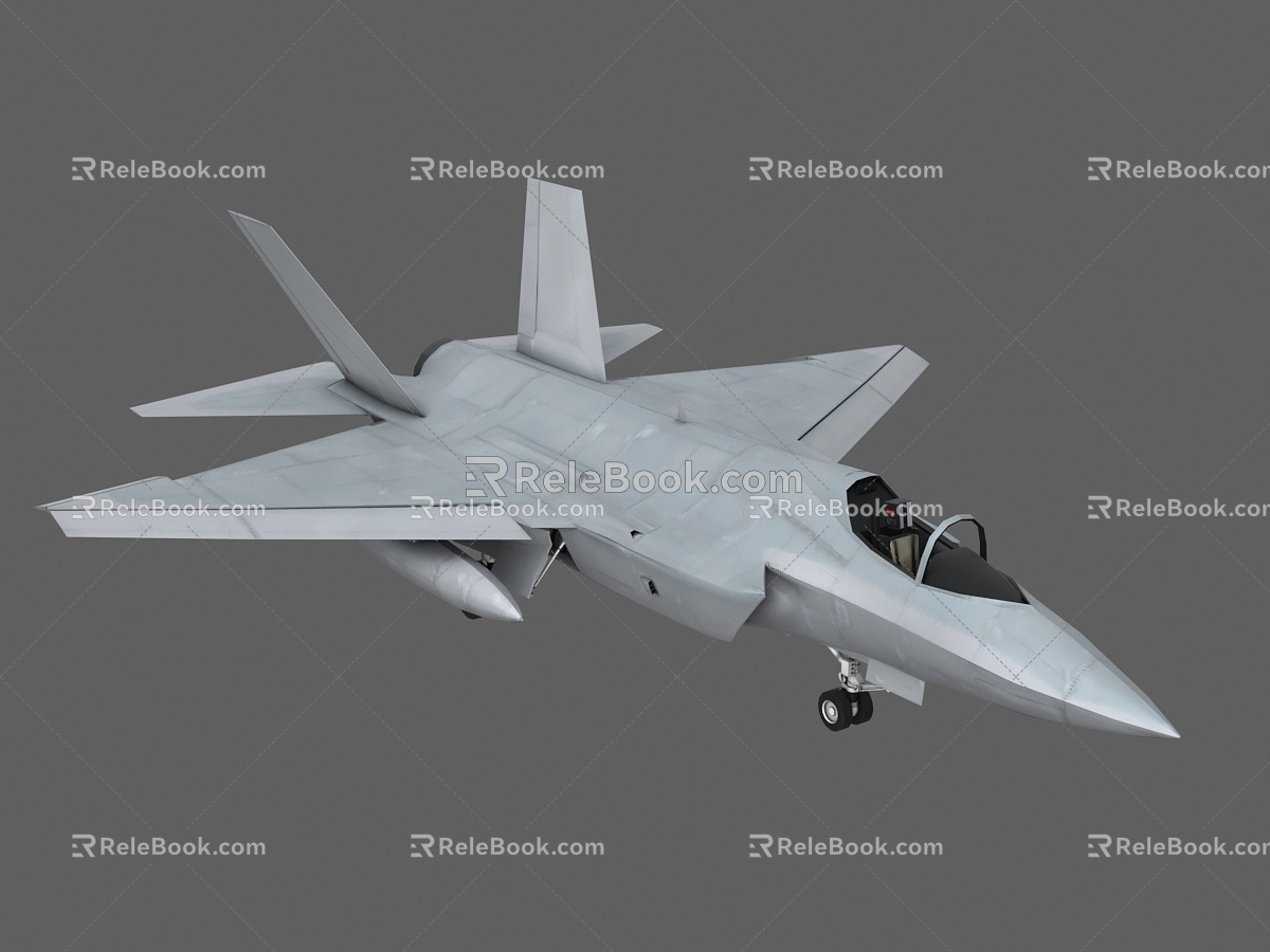 Fighter aircraft F36C 3d model