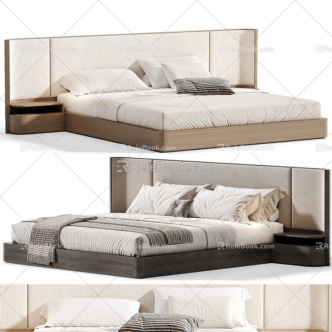 Modern Gianna Fabric Double Bed model