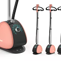 Pink And Black Garment Steamers With Adjustable Handles For Home Use