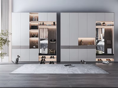 Modern Shoe Cabinet Shoe Cabinet Shoe Rack 3d model