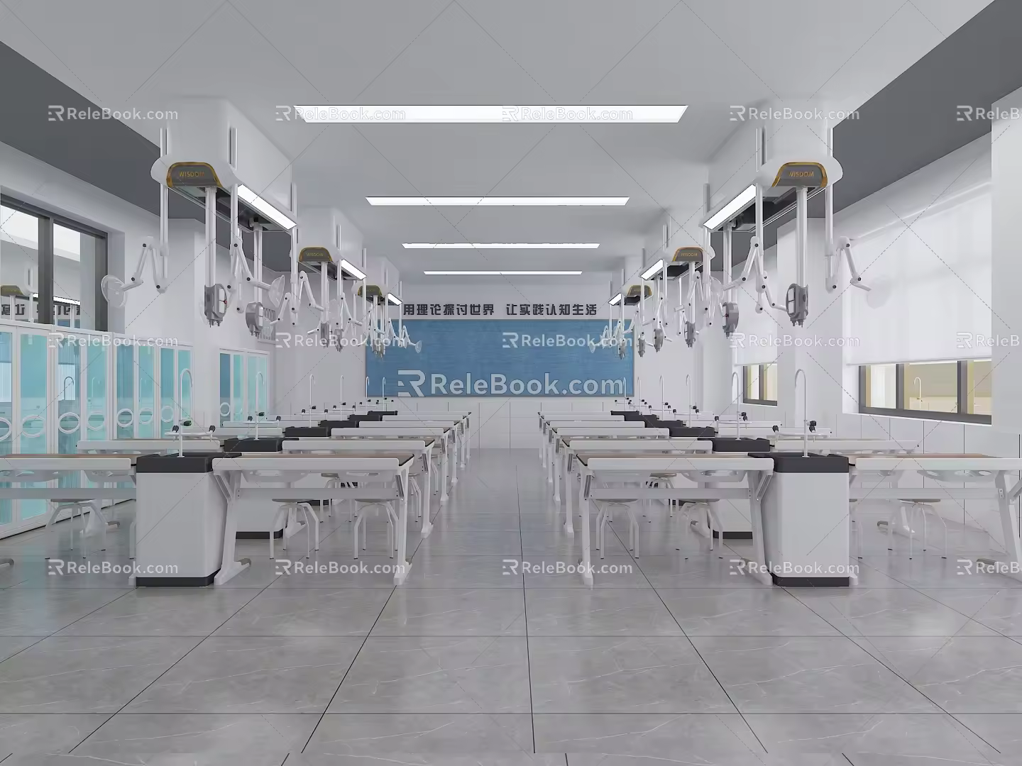 Modern Laboratory 3d model