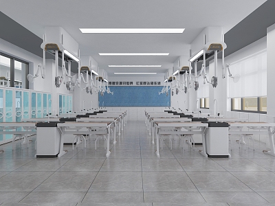 Modern Laboratory 3d model