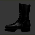 Gray Lace Up Waterproof Rain Boots For Daily Use In Rainy Weather
