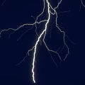lightning thunder weather 3d model