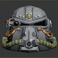 Sci-Fi Helmet Alien Helmet High Tech Helmet Game Helmet 3d model