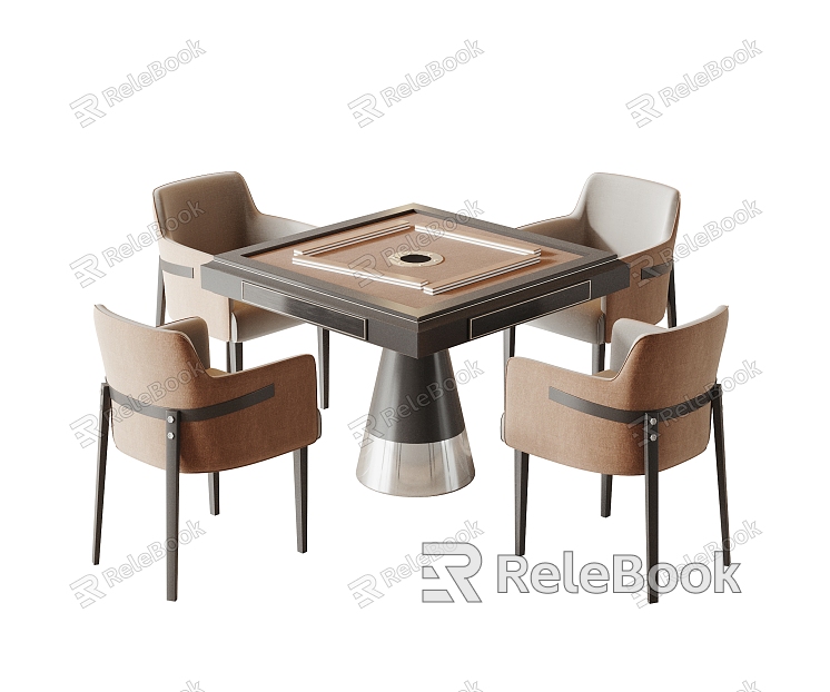 Modern Mahjong Table and Chair Mahjong Table model