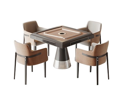 Modern Mahjong Table and Chair Mahjong Table model