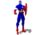 Modern Game Character Marvel Team 3d model