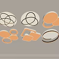 Modern Ceiling Lights With Various Circular Square And Ring Shaped Designs