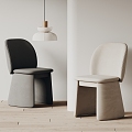 Poliform Dining Chair Leisure Chair Single Chair 3d model