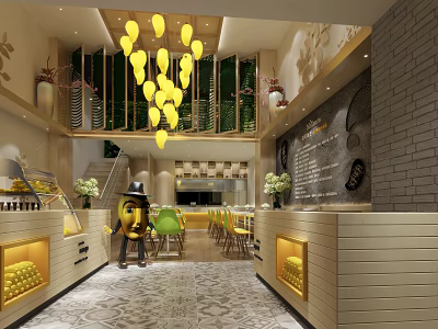 Nordic Sweet Shop Shop 3d model