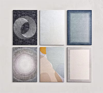 modern square carpet carpet 3d model modern square carpet carpet 3d model