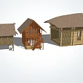 Traditional Countryside Cottage Designs With Thatched Roofs Wooden Frames And Stilted Construction