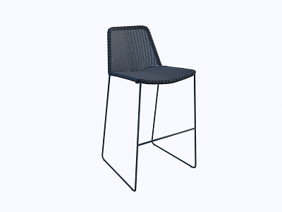 Modern Outdoor Courtyard Garden Terrace Balcony Bar Stool Rattan Bar Stool model