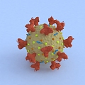 Coronavirus Virus Immune System Cancer Carcinogenesis Bacteria Leukocyte Biology Medical Research 3d model