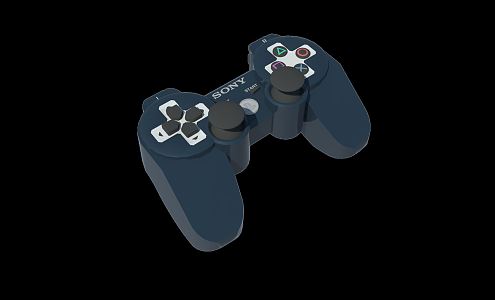 Modern gamepad 3d model