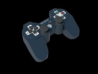 Modern gamepad 3d model