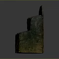 Ancient Bronze Artifact With Two Tiered Structure Carved Patterns And Handle Design 3d model