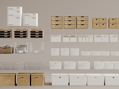 Storage box storage box model