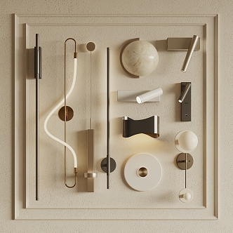 Wall lamp 3d model