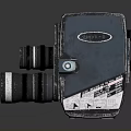 Vintage Dual Lens Camera Classic Electronic Device With Retro Design And Old-fashioned Look