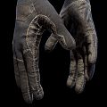 Gloves Realistic Gloves Industrial Gloves Leather Gloves Old Gloves 3d model