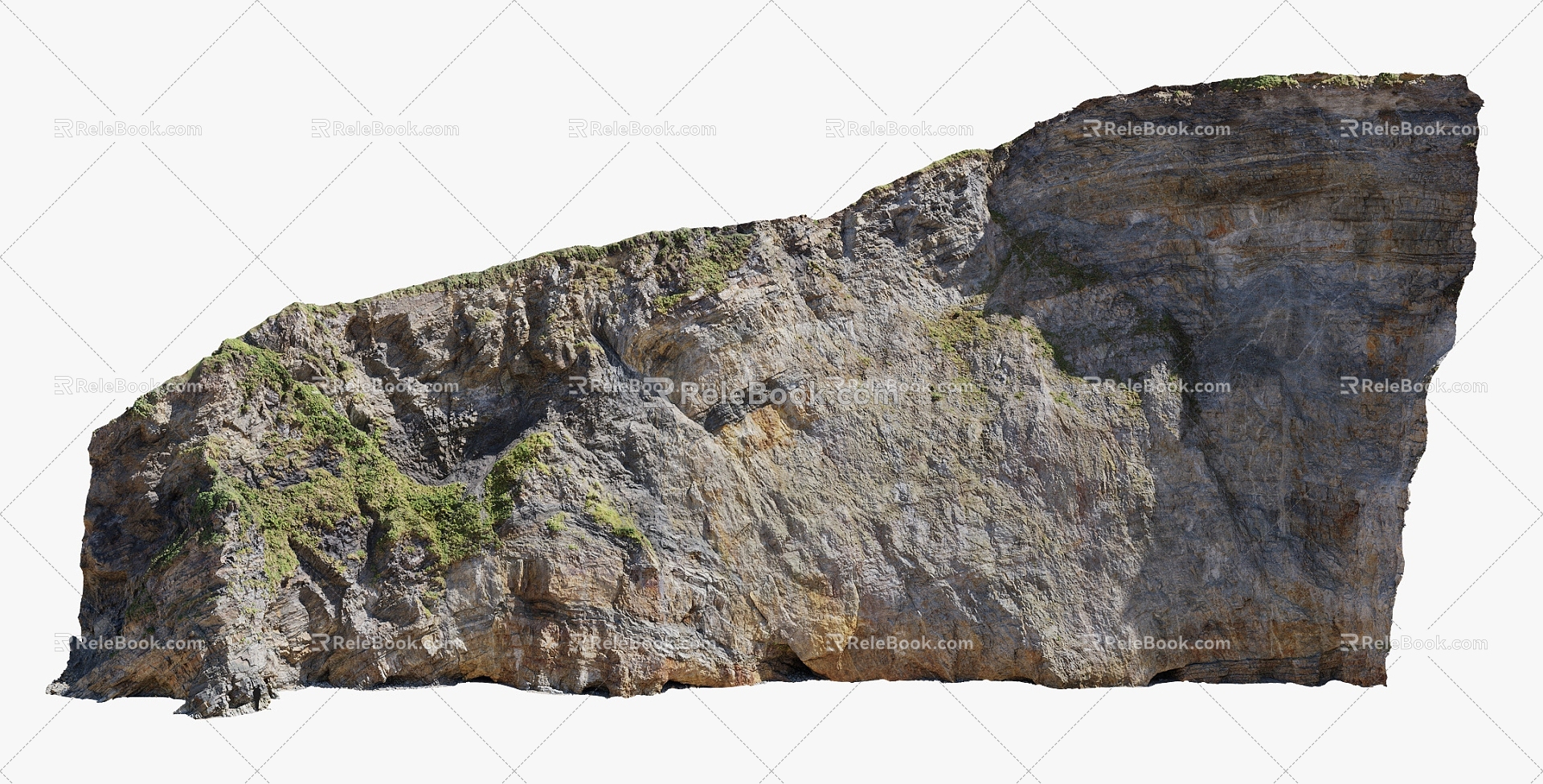 Island mountain mountain vein mountain body mountain rock mountain natural landscape 3d model