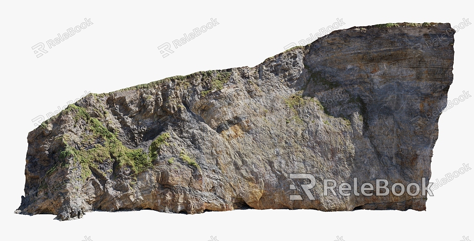 Island mountain mountain vein mountain body mountain rock mountain natural landscape model