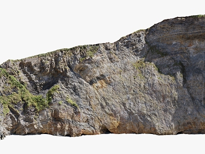 Island mountain vein mountain body mountain rock mountain natural landscape model