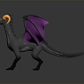 Modern Pterosaur Fantasy Dragon Western Dragon 3d model