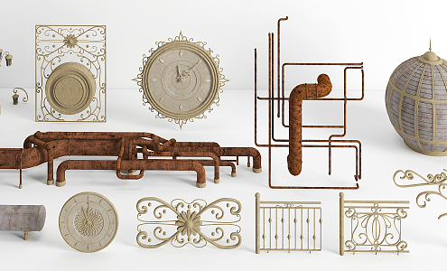 Simple European Component Building Component 3d model