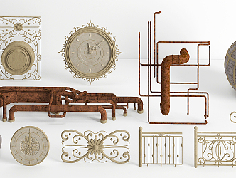 Simple European Component Building Component 3d model