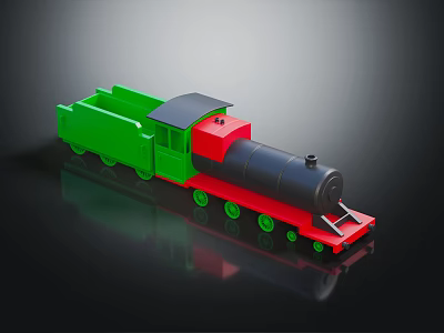 Modern Minimalist Coffee Table With Wooden Top And Metal Frame For Living Room 3d model