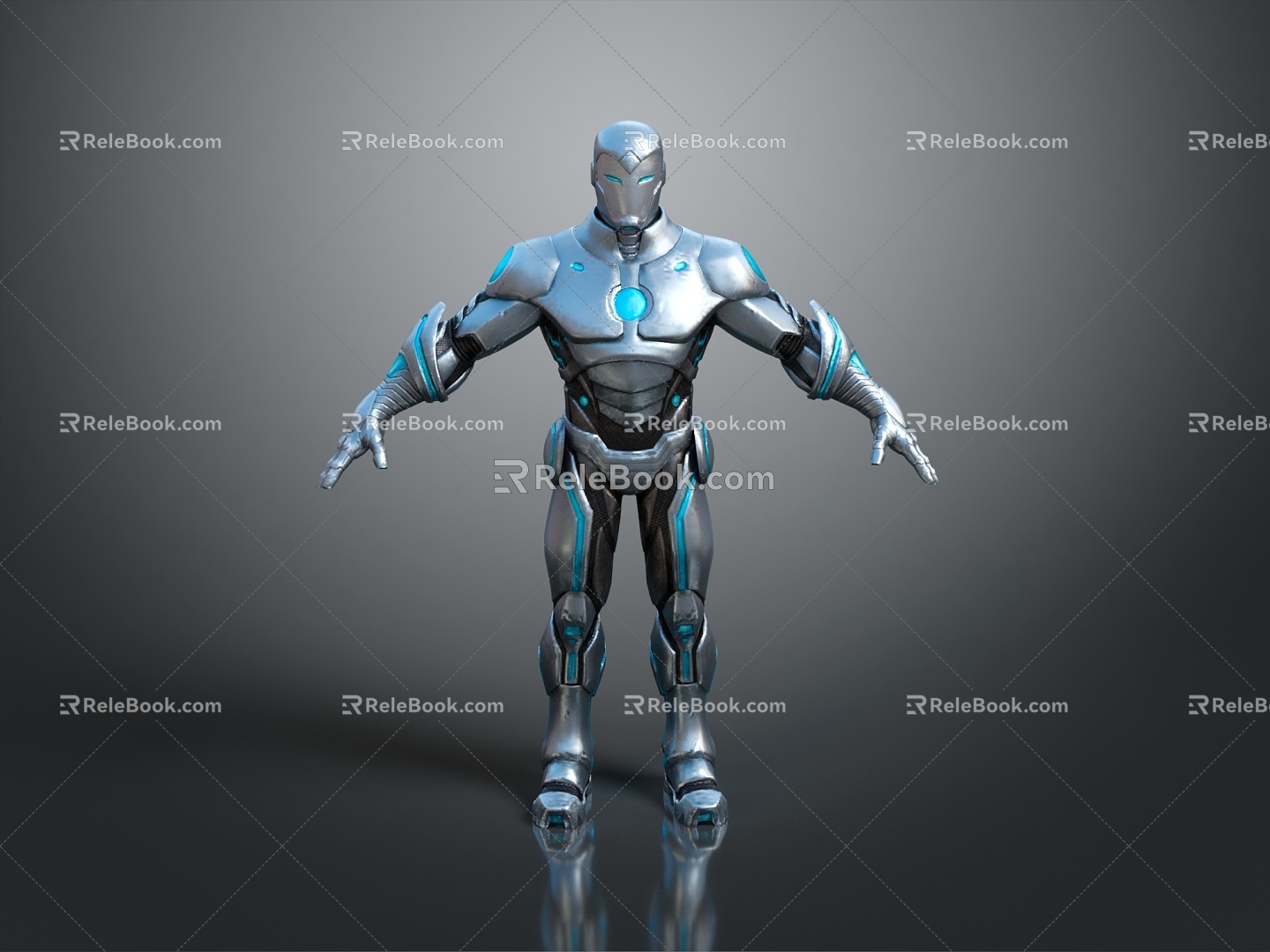 Iron Man Mech Warrior Machine Battlearm Mechanical Battlearm Machine Warrior Fighting Robot Games Robot 3d model