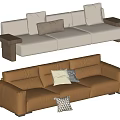 Multiplayer sofa combination 3d model
