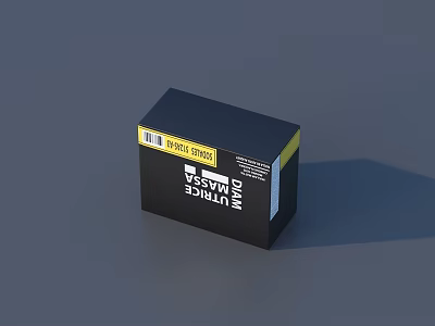1000 Pieces LINCE Puzzle Box With Black And Yellow Label Design 3d model
