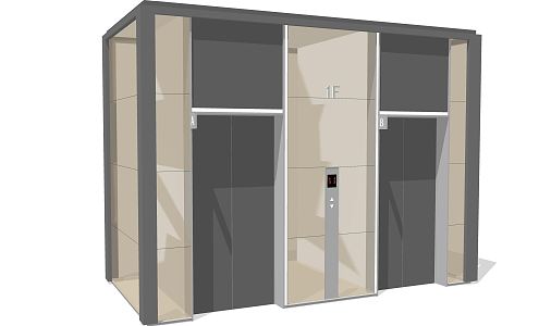 Modern Elevator Lift 3d model