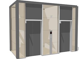 Modern Elevator Lift 3d model