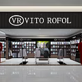 VR VITO ROFOL Men's Clothing Store With Suits Shirts Mannequins And Display Racks