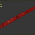 Decorative Gold Carved Metal Hardware Tool With Black Accent And Ornate Design Details