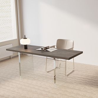 Modern table combination 3d model