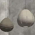 Woven Pendant Lights In Light And Dark Tones With Modern Spherical Design