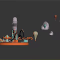 Fun Themed Kids Furniture Collection Featuring Carousel And Hot Air Balloons