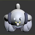 Robot Assistant Small Robot Butler Robot Butler Figure Game Figure 3d model