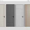 Modern Swing Doors with Multiple Colors and Sleek Design for Home Use