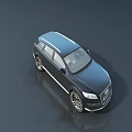 Dark Colored SUV Car With Sleek Exterior Design And Modern Alloy Wheels