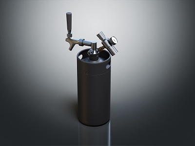 modern industrial equipment pressurizing device pressurizing device pressurizing bottle 3d model