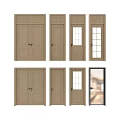 Various Wooden Swing Door Designs With Single Leaf Double Leaf And Glass Panel Styles