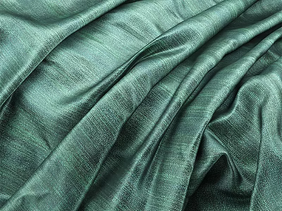 Green Silk Fabric With Smooth Texture And Drape 3d model