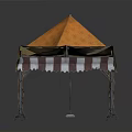 Outdoor Canopies Featuring Orange Umbrella Green Tent And Striped Canopy Designs